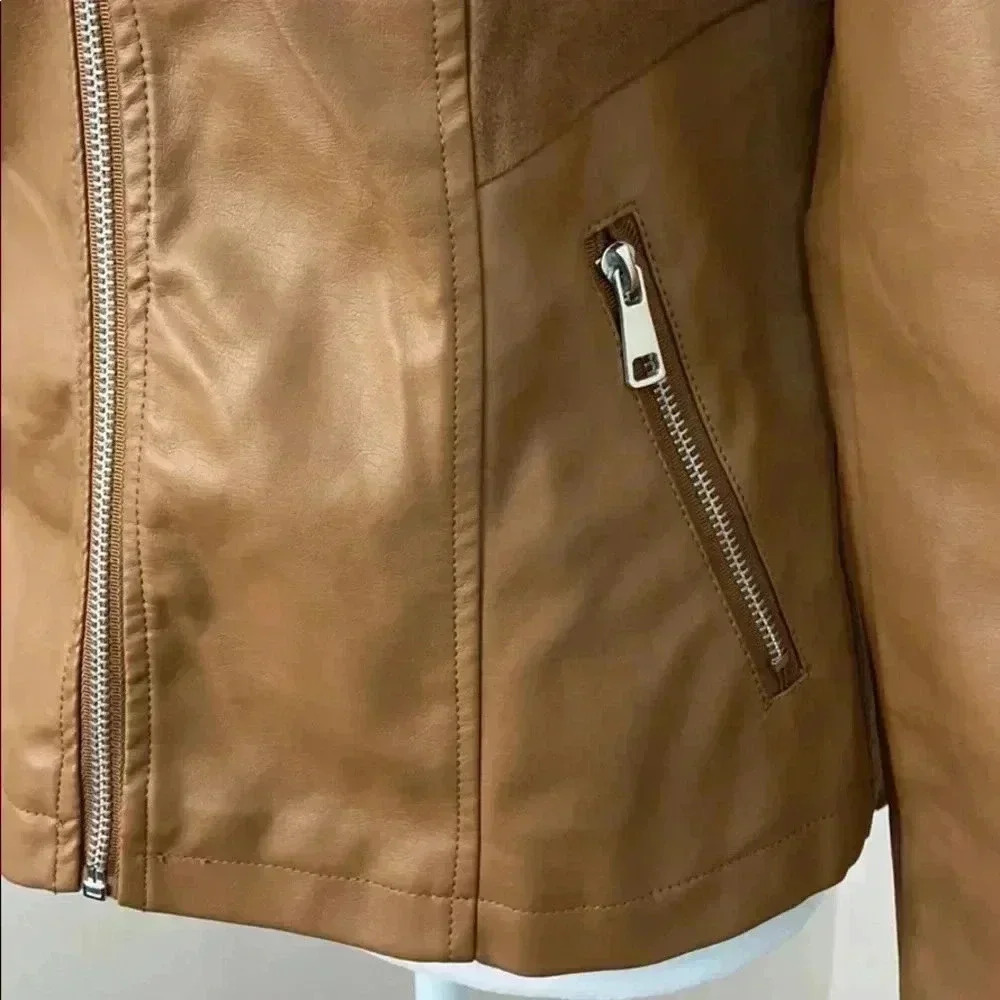 Cavalini Faux Leather Jacket - Picture 4 of 16